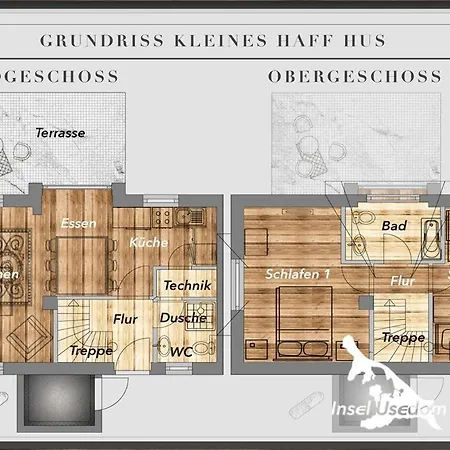 Fischerdorf, Haff Hus